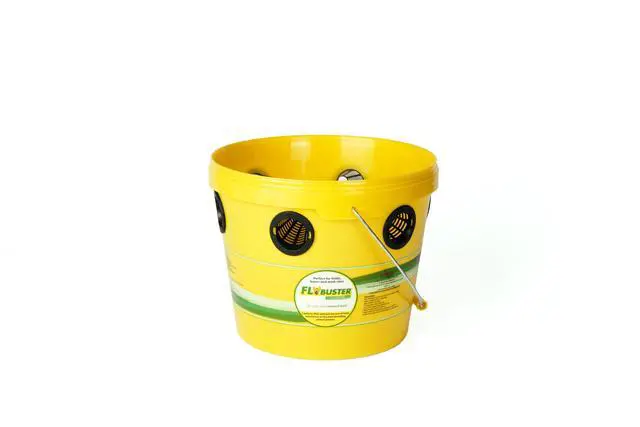 Alt view image 5 of 6 - Fly Trap | Outdoor Device for Catching Flies | 10-Liter Commercial Size | Comes with One Flytrap and 2 Bait Packets | 2,000,000 Fly Capacity | Non-Toxic | Child & Pet Safe