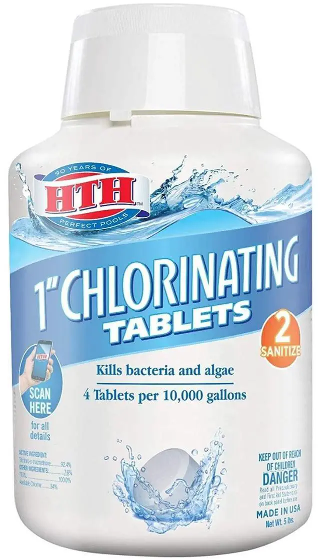 Main image of 42031 1" Chlorinating Tablets Swimming Pool Chlorine, 5 lbs