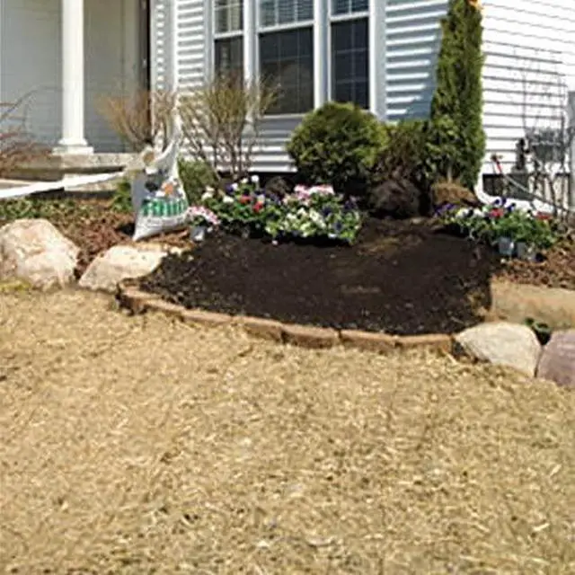 Alt view image 6 of 6 - Grass Seed Germination and Erosion Control Blanket, 4 ft x 50 ft, Covers 200 sq ft Protects and Assists in Grass Seed Growth