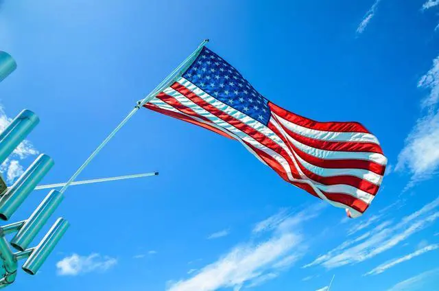 Alt view image 2 of 6 - Boat Flag Pole Kit for Rod Holder & Rocket Launcher - Boating Flagpole for Center Console & Fishing Boats, Fiberglass Rod, 4th of July Decor - 6ft Flagpole & 3x5 USA Flag (Combo)