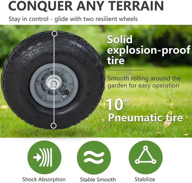 Alt view image 4 of 6 - Hose Reel Hold Up To 300 Ft Heavy Duty Garden Hose Reel Sturdy Water Hose Reel Cart with 4 Wheels Storage Basket for Garden Lawn Yard Outdoor (Black)