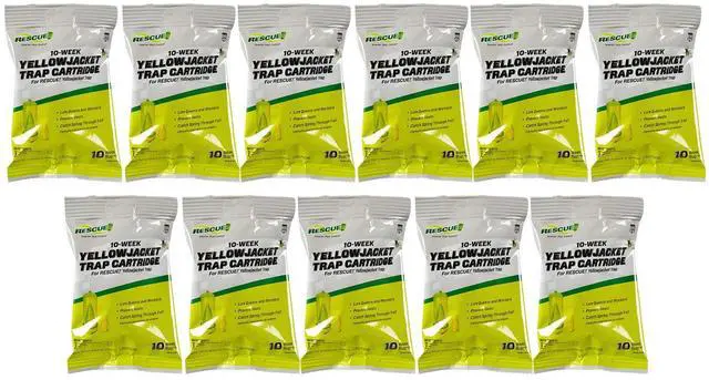 Main image of Yellowjacket Attractant Cartridge (10 Week Supply) for Reusable Yellowjacket Traps - (11 Pack)