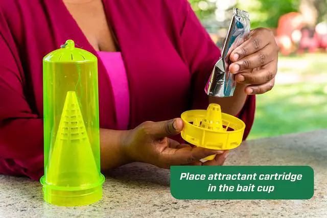 Alt view image 6 of 6 - Yellowjacket Attractant Cartridge (10 Week Supply) for Reusable Yellowjacket Traps - (11 Pack)