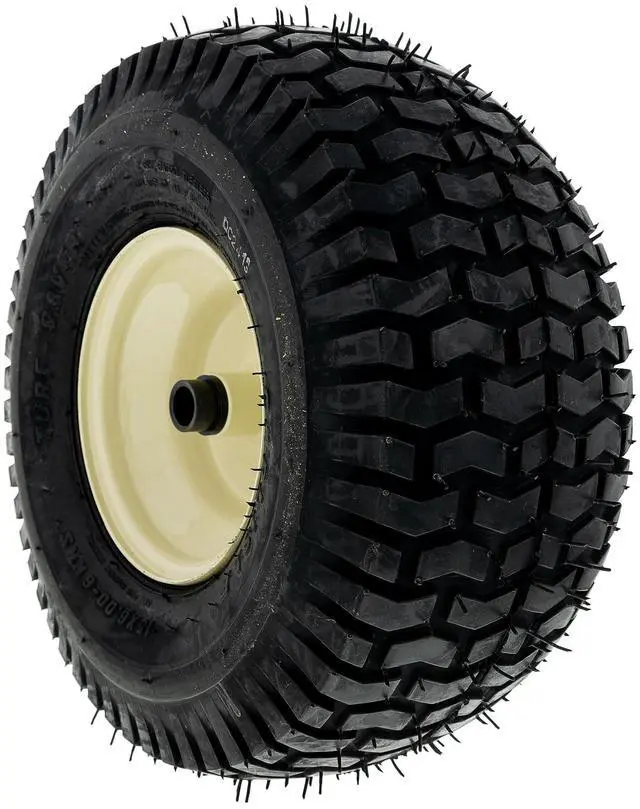 Alt view image 4 of 6 - 634-04406-0931 Beige 15x6.0x6 Carlisle Wheel Assembly LT LTX SLT 1040 1042 1046 1050 1554 Tractors