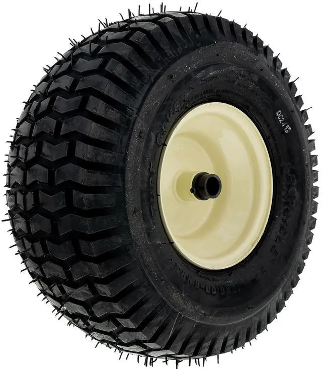 Alt view image 6 of 6 - 634-04406-0931 Beige 15x6.0x6 Carlisle Wheel Assembly LT LTX SLT 1040 1042 1046 1050 1554 Tractors
