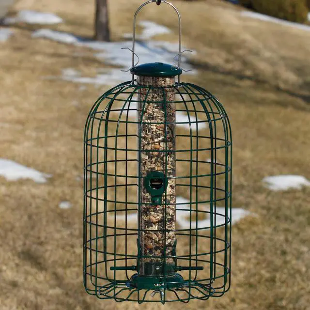 Alt view image 3 of 4 - Audubon Squirrel Proof Caged Tube Feeder