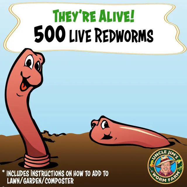 Alt view image 2 of 6 - 500 Count Red Wiggler Composting Worms Mix for Garden Soil or Fishing | Starter Pack of Compost Worms Improves Soil Structure and Quality for Healthier Gardens