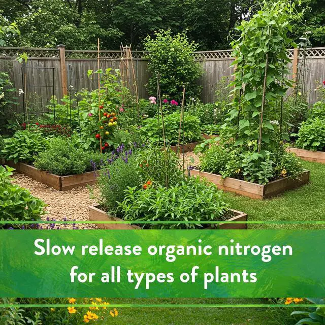 Alt view image 6 of 6 - Organic Feather Meal - Slow Release Nitrogen Plant Food for Green Growth 12-0-0, 20 lb