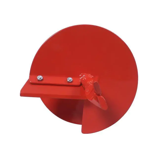 Alt view image 4 of 4 - 10 Inch Diameter 36 Inch Long Single Sprial Earth Auger Bit with Fishtail Point Drill Bit and The Patent Shock Spring