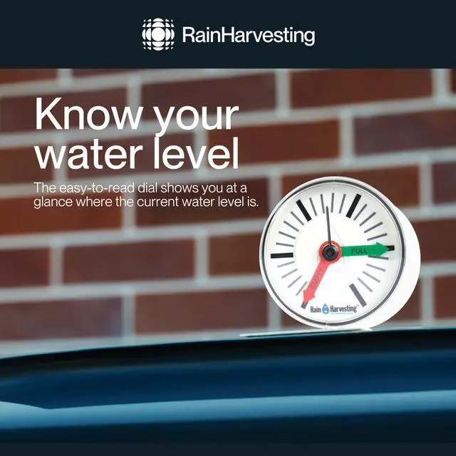 Alt view image 2 of 5 - Tank Gauge | Tank-Top Water Level Monitoring Device, For Rain Water Catching Systems