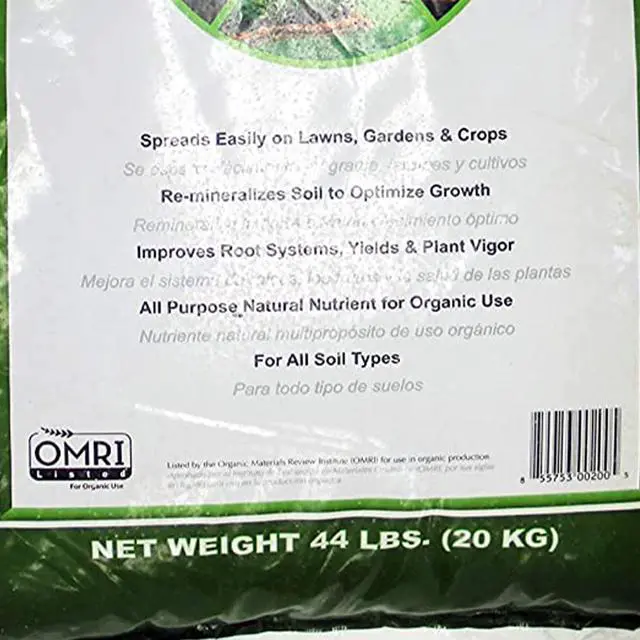 Alt view image 5 of 6 - ® Granulated 44lb Bag - Natural Soil & Trace Minerals - OMRI Listed | Grow & Feed Everything Better With ®