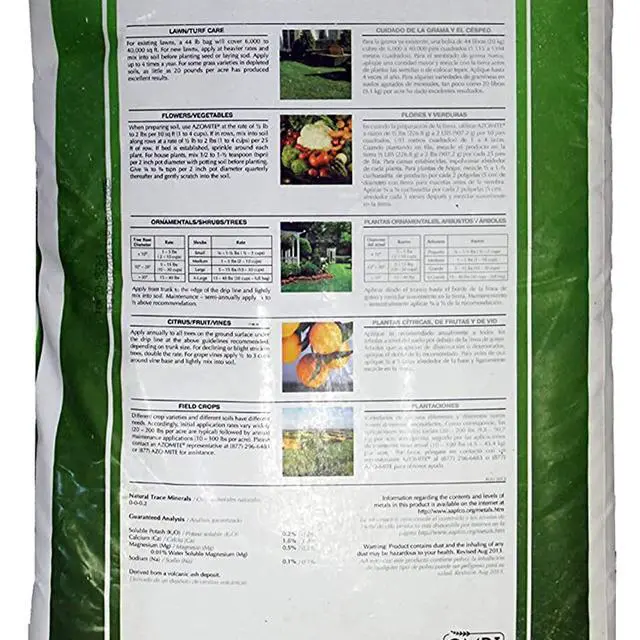 Alt view image 6 of 6 - ® Granulated 44lb Bag - Natural Soil & Trace Minerals - OMRI Listed | Grow & Feed Everything Better With ®