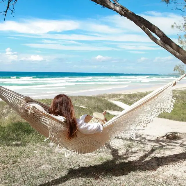 Alt view image 2 of 6 - Authentic Brazilian Elegant Hammock - 450 lb Capacity