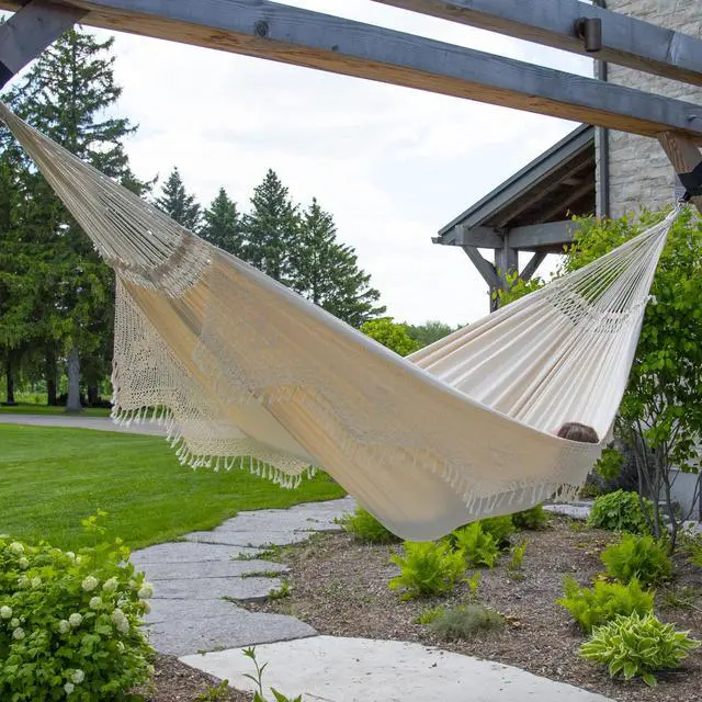 Alt view image 5 of 6 - Authentic Brazilian Elegant Hammock - 450 lb Capacity