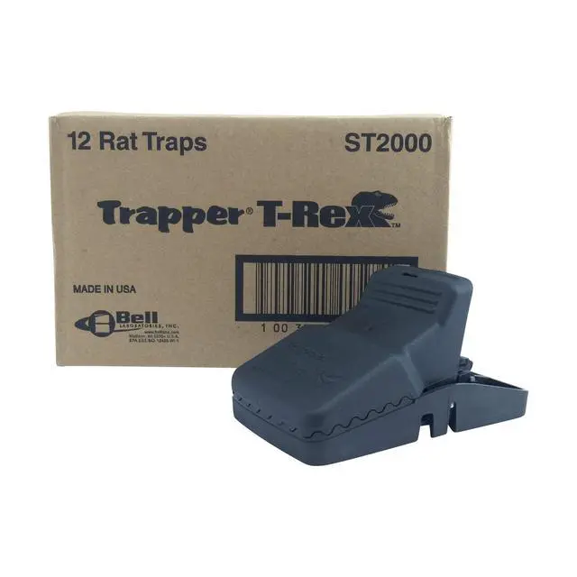 Alt view image 2 of 2 - Trapper T Rex Rat Traps(1 Case-12 traps)