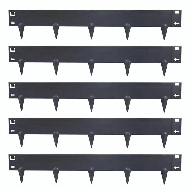 Main image of Sunnydaze 16.7' Metal Landscape Edging Border - 5-Pack of 42 x 7" Steel Garden Edging for Landscaping - Corten Steel - Straight