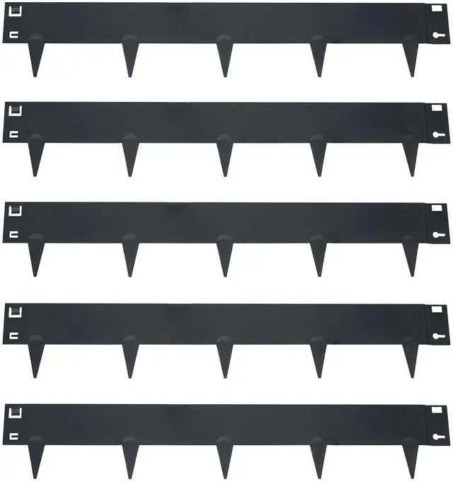 Main image of Sunnydaze 16.7' Metal Landscape Edging Border - 5-Pack of 42 x 7" Steel Garden Edging for Landscaping - Gray - Straight
