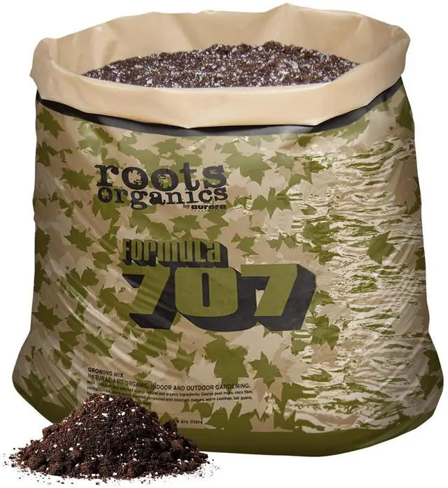 Main image of Roots Organic Formula 3 Cubic Feet 707 Growing Mix Peat, Compost, Coco Lawn Garden Large Container Water Retention Potting Soil in 30 Gallon Grow Bag