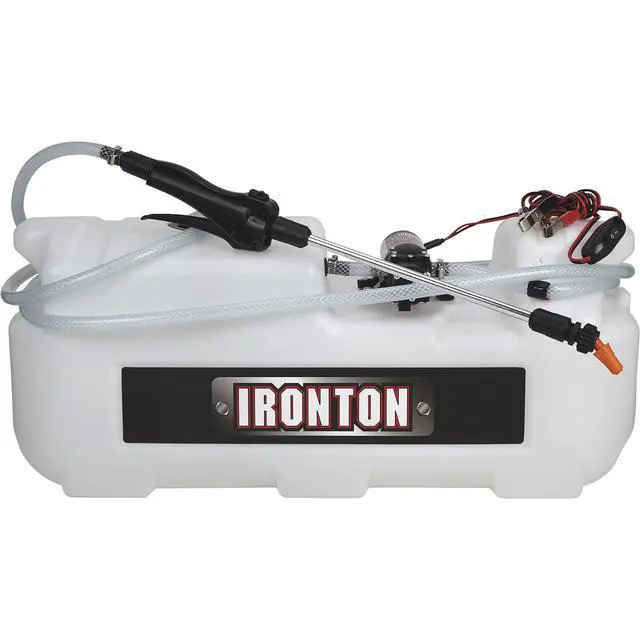 Main image of ATV Spot Sprayer, 8 Gallon Capacity, 1 GPM, 12V, Santoprene and Viton Pump, 12 Ft Vertical Spray Reach, 11 Ft Hose, in-Line Switch, for ATV, UTV and Garden Tractor