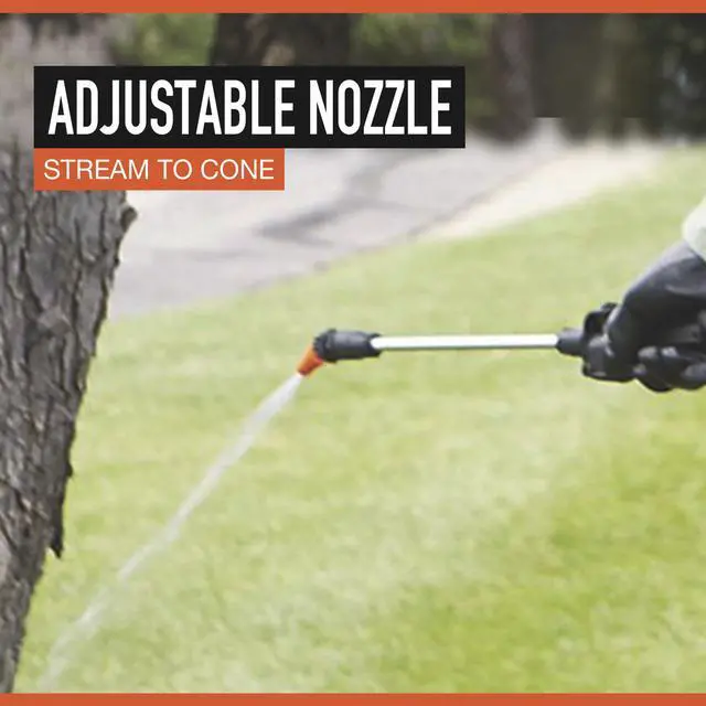 Alt view image 3 of 6 - ATV Spot Sprayer, 8 Gallon Capacity, 1 GPM, 12V, Santoprene and Viton Pump, 12 Ft Vertical Spray Reach, 11 Ft Hose, in-Line Switch, for ATV, UTV and Garden Tractor
