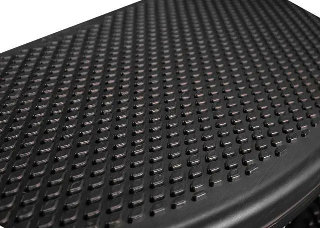 Alt view image 5 of 6 - The Edge Spa Step, 40-Inch Wide Hot Tub Stairs, Multipurpose Indoor/Outdoor Step Stool with Oversized Treads and Center Support, Black