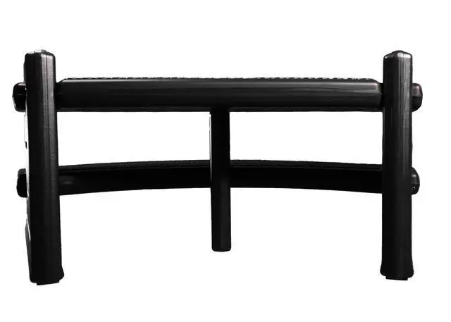 Alt view image 6 of 6 - The Edge Spa Step, 40-Inch Wide Hot Tub Stairs, Multipurpose Indoor/Outdoor Step Stool with Oversized Treads and Center Support, Black