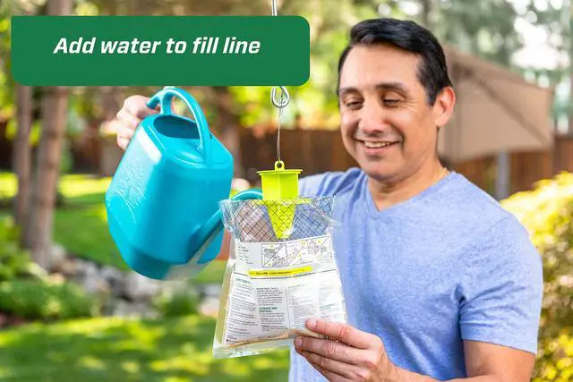 Alt view image 6 of 6 - Outdoor Disposable Fly Trap Hanging Fly Catcher with Attractant Bait, Fly Bag for Patio, Yard, Trash & Farm Areas Easy-to-Use Outdoor Fly Control - 24 Traps