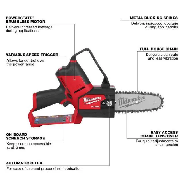 Alt view image 4 of 6 - Saw Pruning Cordless 12V 6IN 2527-20