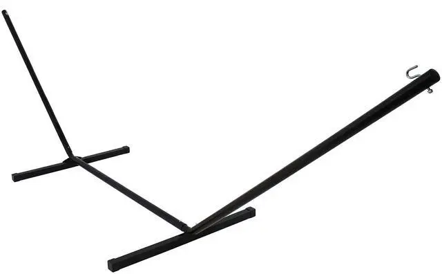 Main image of Sunnydaze Double Hammock Stand for Outside - 350-Pound Capacity Indoor/Outdoor Hammock Frame - Black Powder-Coated Finish - 12-Foot