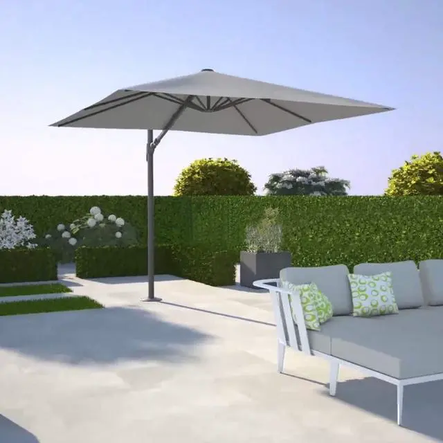 Alt view image 6 of 6 - Offset Patio Umbrella Base in Ground, 24.41"(H) X 11.42"(W)