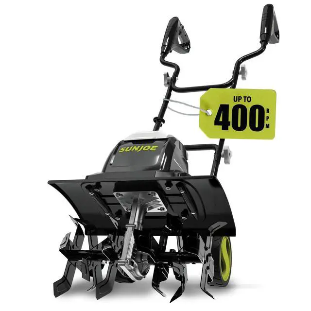 Alt view image 6 of 6 - Corded Electric Garden Tiller & Cultivator with 15-Amp Motor and 6 Steel Tines Heavy-Duty Rototiller with 15.7" Cutting Width for Outdoor Lawn, Yard & Soil Aeration, TJ605E