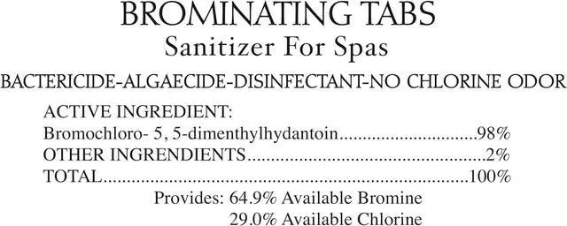 Alt view image 5 of 5 - 1.5-Pounds 4-Pack Premium Brominating Tabs Sanitizer for Spas, Bromine Tablets for Spa Hot Tub, Made in USA