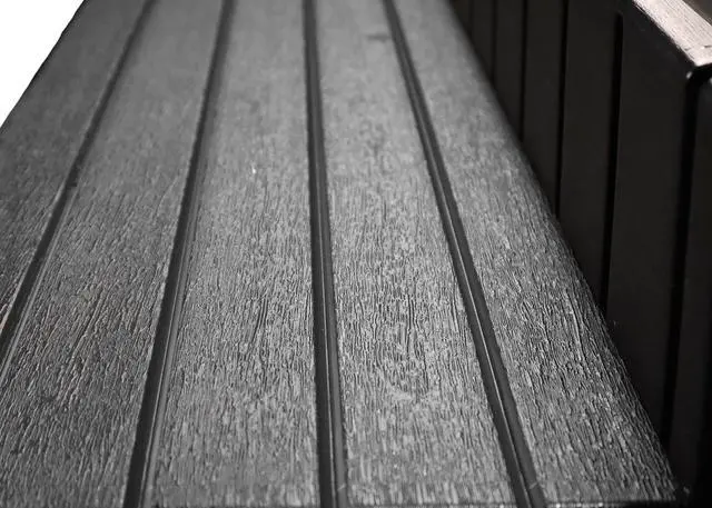 Alt view image 3 of 6 - Two Tier 36" Wide Deluxe Hot Tub Step. Non-Skid Spa Steps, Easy Installation, Sturdy, Long Lasting Upgrade to Your Space. Proudly Made in USA. - Deep Grey