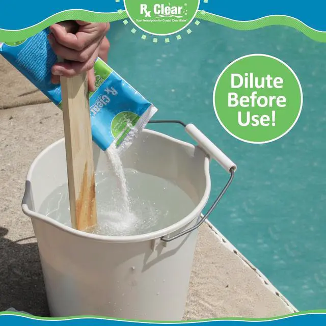 Alt view image 3 of 5 - Super Shock for Swimming Pools | 68% Calcium Hypochlorite Shock | Chlorinator and Algaecide | Kill Pool Algae for a Crystal Clear Pool | One Pound Bags | 24 Pack