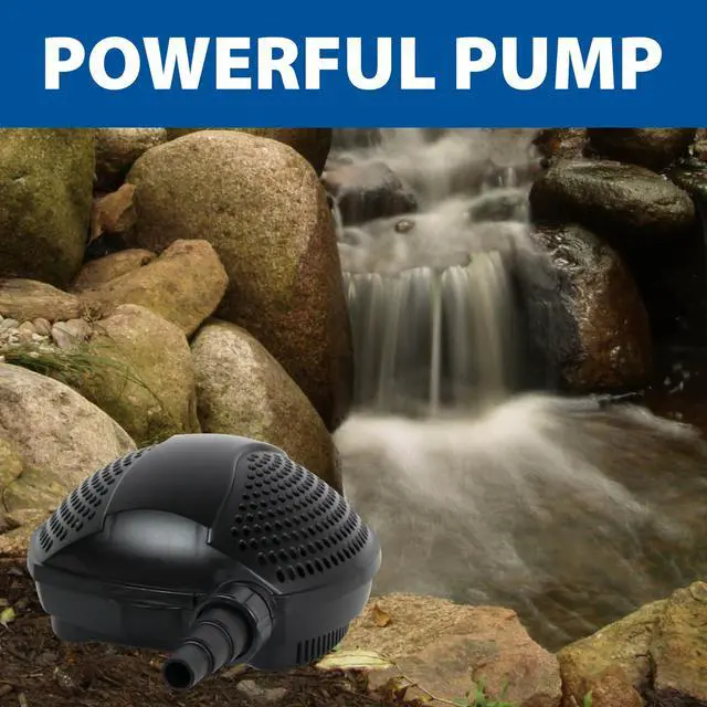 Alt view image 5 of 6 - SolidFlo G2 Submersible Pump for Small Ponds, Water Gardens & Waterfalls, Quiet, Durable, and Efficient Flow, Easy DIY Setup, 600 GPH