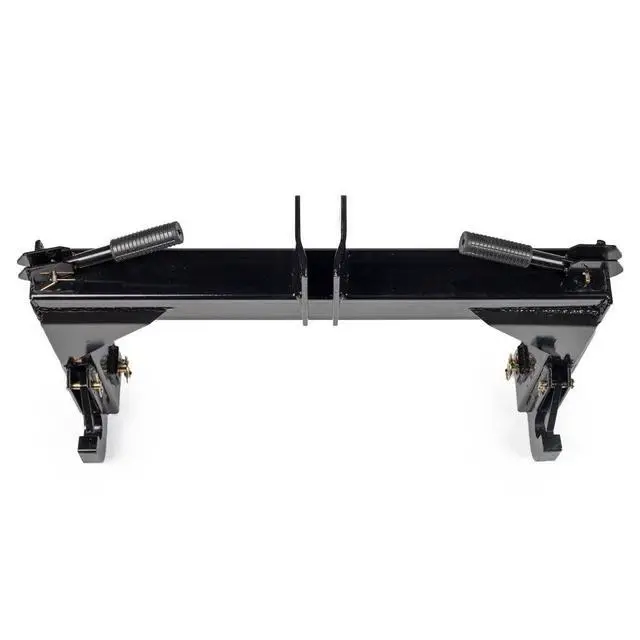 Alt view image 4 of 6 - 3 Point Quick Hitch Adaption to Category 1 Tractors, 3000 LB Lifting Capacity, 27.5" Between Lower Arms, 14.5" ~17.5" Level Adjustment, Black Finish