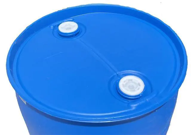 Alt view image 2 of 6 - 55 Gallon Blue Water Barrel | Solid Mold |2 Inch Bung Holes, Good for Long Term Drinking Water Use | BPA Free