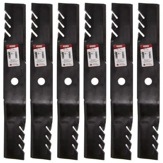 Alt view image 2 of 2 - 6PK 396-730 G6 Gator Blades Replacement for John Deere M128485 M131958 M144196 M163983 TCU15881