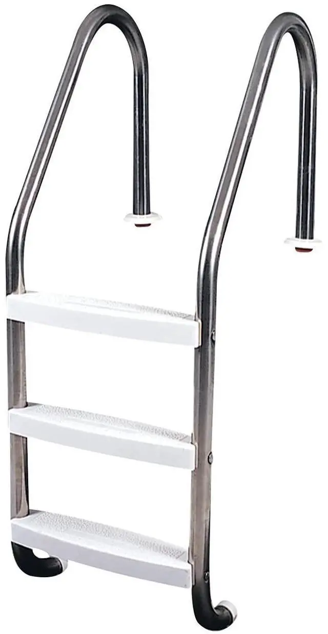 Main image of HYDROTOOLS Stainless Steel Pool Ladder Heavy Duty Swimming Step Accessory, In-Ground, 63"