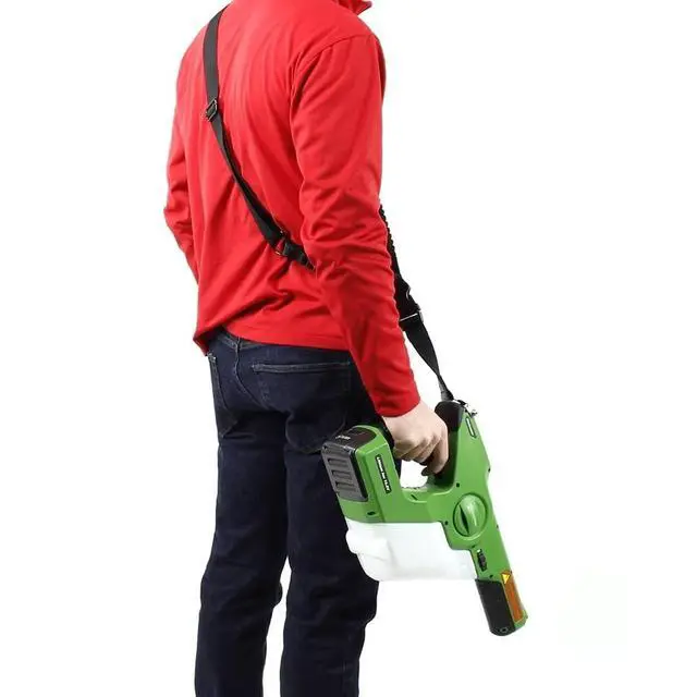 Alt view image 3 of 6 - Cordless Electrostatic Handheld Sprayer for Disinfectants and Sanitizers, 360° Coverage, 3-in-1 Nozzle, Easy Fill Tank Covers 2,800 Sq Ft, Green, 33.8 Fl Oz (Pack of 1), (VP200ESK)