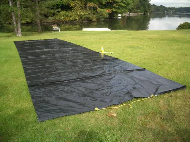 Main image of Aquatic Weed Control | Chemical-Free Vegetation Inhibitor for Lakes & Ponds | Benthic Barrier | Instant Weed Free Swimming (10.75 feet x 30 feet)