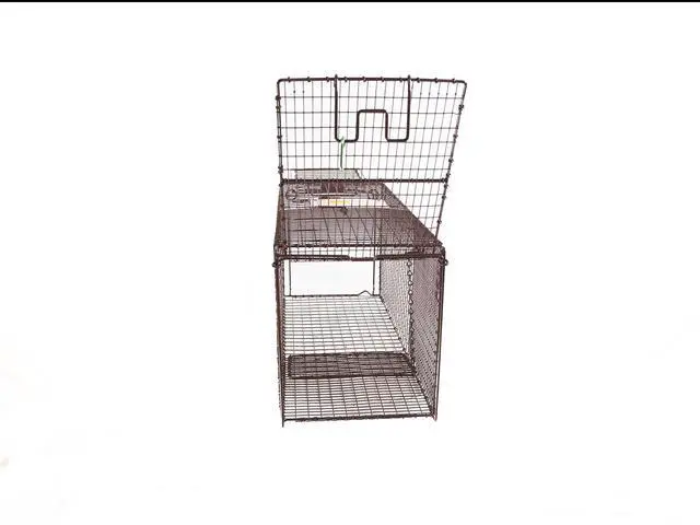 Alt view image 4 of 5 - Tru Catch 30FCD Fat Cat Humane Live Animal Trap - Easy & Safe Catch & Release Animal Trap for Cats, Rabbits, & Other Small Animals - Durable & Humane TNR Trap - (30" L x 14" H x 12" W)