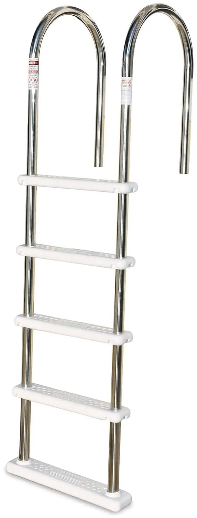 Main image of HYDROTOOLS Stainless Steel Pool Ladder Heavy Duty Swimming Step Accessory, Above Ground, 72"