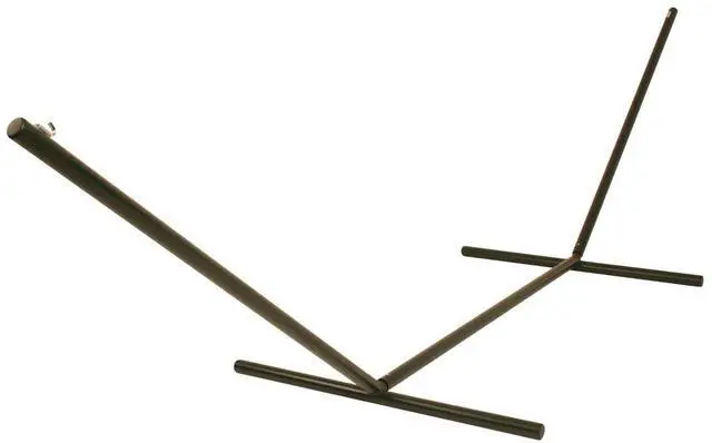 Main image of 15 ft. Tri-Beam Steel Hammock Stand with Right Connection Design and Cape Shield Powder Coating, 600 LB Weight Capacity, Handcrafted in The USA - Bronze