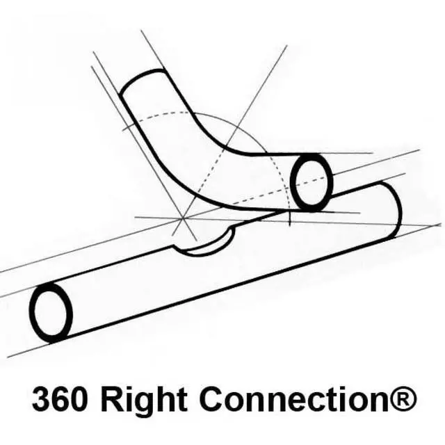Alt view image 5 of 5 - 15 ft. Tri-Beam Steel Hammock Stand with Right Connection Design and Cape Shield Powder Coating, 600 LB Weight Capacity, Handcrafted in The USA - Bronze