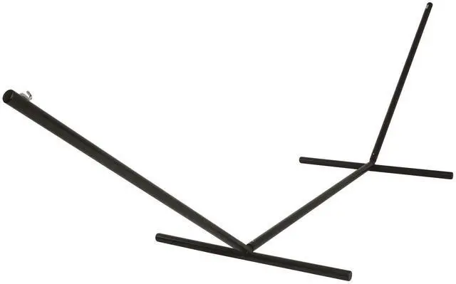 Main image of 15 ft. Tri-Beam Steel Hammock Stand with Right Connection Design and Cape Shield Powder Coating, 600 LB Weight Capacity, Handcrafted in The USA - Black