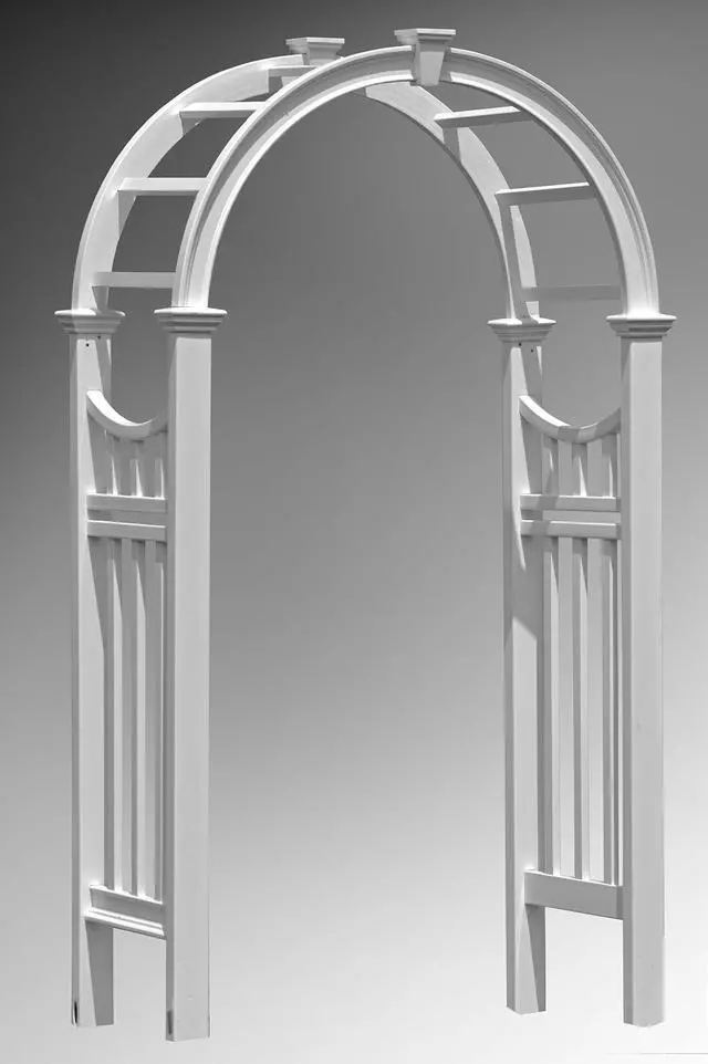Main image of Vienna 49" W x 91" H Vinyl Arbor