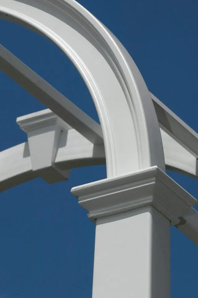 Alt view image 5 of 6 - Vienna 49" W x 91" H Vinyl Arbor