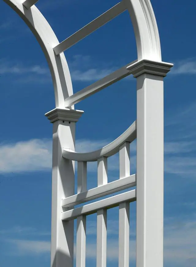Alt view image 6 of 6 - Vienna 49" W x 91" H Vinyl Arbor