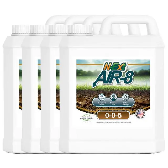 Main image of N-Ext Air-8 Liquid Aeration Bio-Stimulant, 4 Gallon Pack